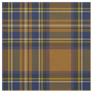 Multicolor del oro, azul, tela escocesa amarilla