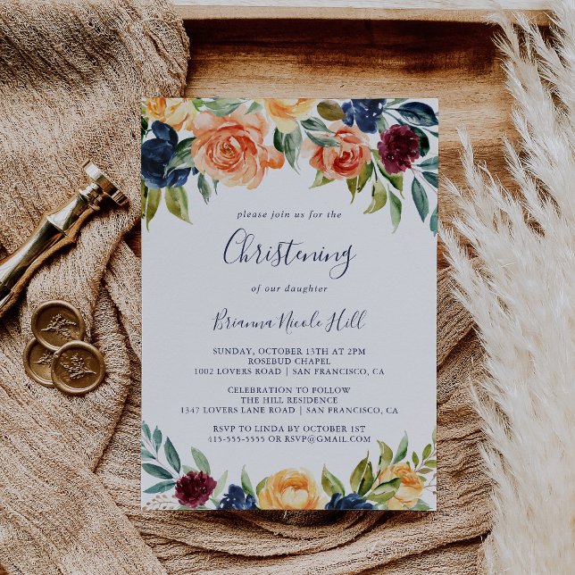 Multicolor Elegante Invitación a la cristiandad fl (Subido por el creador)