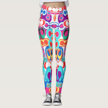 Multicolor leggings innovative designer-inspired