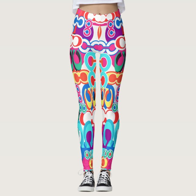 Multicolor leggings innovative designer-inspired  (Anverso)