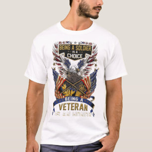 Multicolor usa print: camiseta básica para hombre