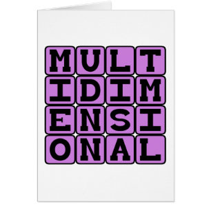 Multidimensional, a través de muchas dimensiones