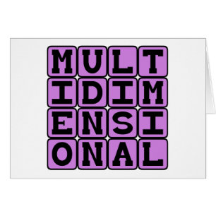 Multidimensional, a través de muchas dimensiones