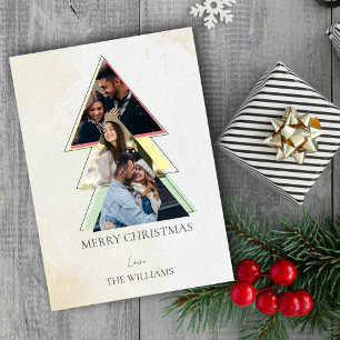 Múltiple árbol de fotos Merry Christmas Holiday Ca