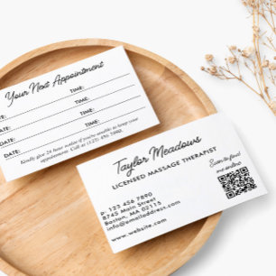 Múltiples citas de código QR práctico en blanco ne