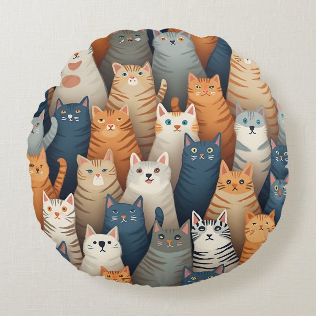 múltiples cojines de gato (Anverso)