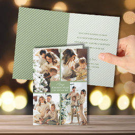 Multiples fotos Feliz Navidad dobladas