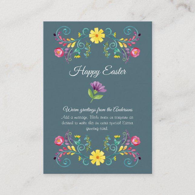 Múltiples tarjetas de Pascua 100 FOTOS FOTO FOLK F (Anverso)