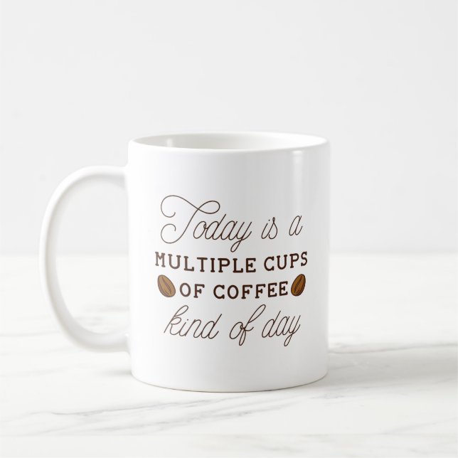 Múltiples Tazas De Café (Izquierda)