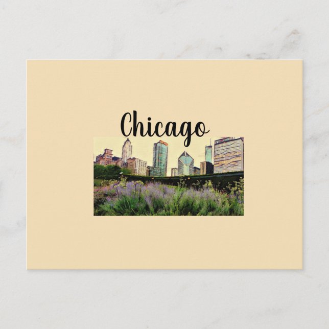 Multipropósito Chicago, tarjeta postal IL (Anverso)