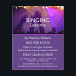 Multitud de conciertos, publicidad de lecciones vo<br><div class="desc">Multitud De Conciertos,  Lecciones Vocalistas De Volantes De Publicidad Por La Tienda De Tarjetas De Negocios.</div>