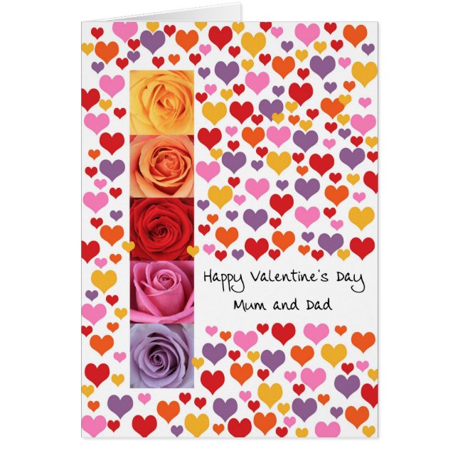 Mum & Dad Colored Valentine's Day (Frente)