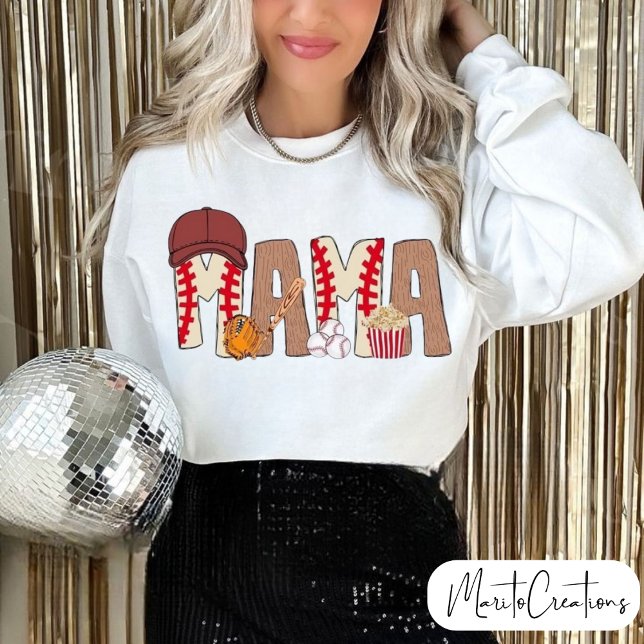 Mum's baseball sweater t-shirt, mother's day  (Subido por el creador)