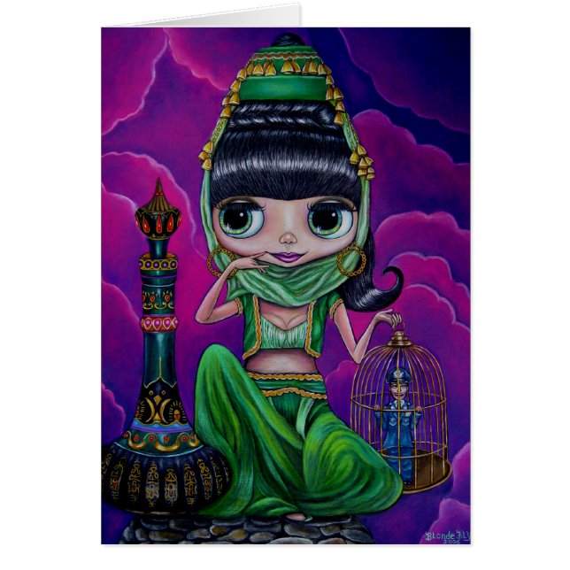 Mún chica de los genios en verde esmeralda (Frente)