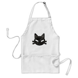 Mún delantal del personalizable del gatito