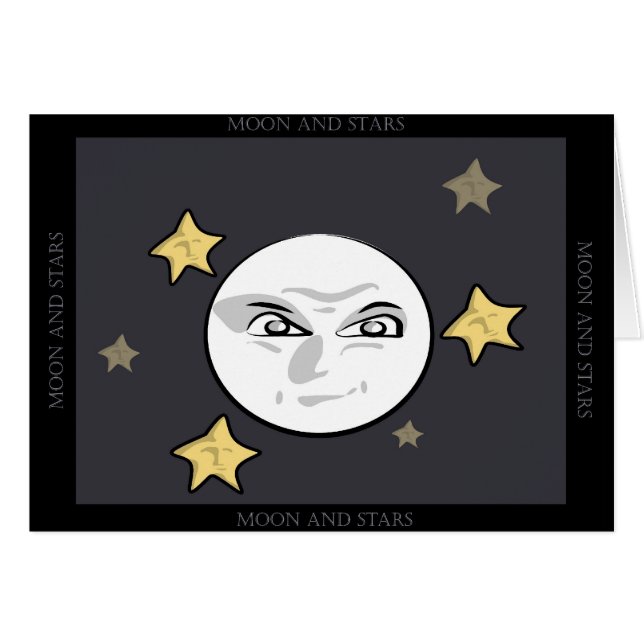 Mún levantamiento de la luna y de las estrellas (Anverso (Horizontal))