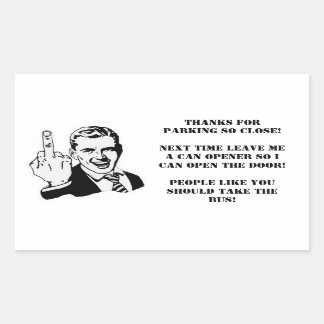 Mún pegatina del estacionamiento del conductor