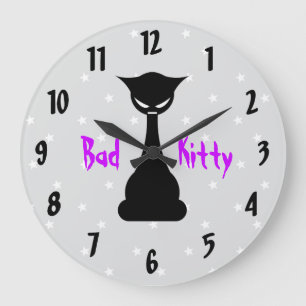 Mún reloj de pared del gatito