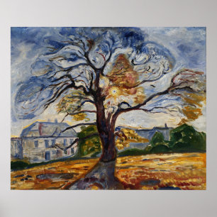 Munch El Árbol de Roble Arte de la Naturaleza Expr