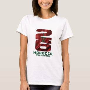 Mundial de Marruecos 2026 - Camiseta de fanático d