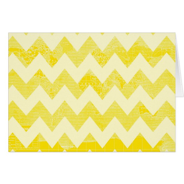 Mundo amarillo soleado de Chevron (Anverso (Horizontal))