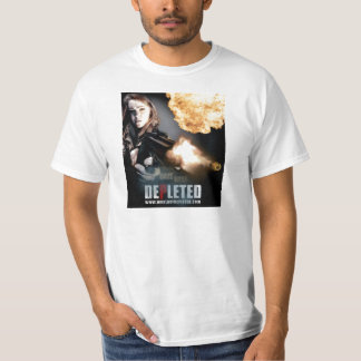 Mundo de la camisa llameante agotada de la bala