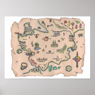 Mundo de la impresión del poster de Boardgames