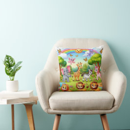 Mundo de la Maravilla: Cojín decorativo de animale