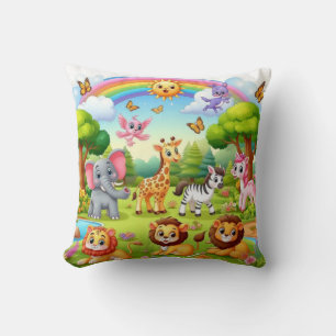 Mundo de la Maravilla: Cojín decorativo de animale