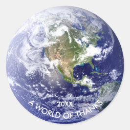 Mundo de las gracias de globo - Pegatina del círcu