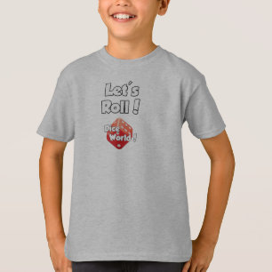 ¡Mundo de los dados! Camiseta de los niños