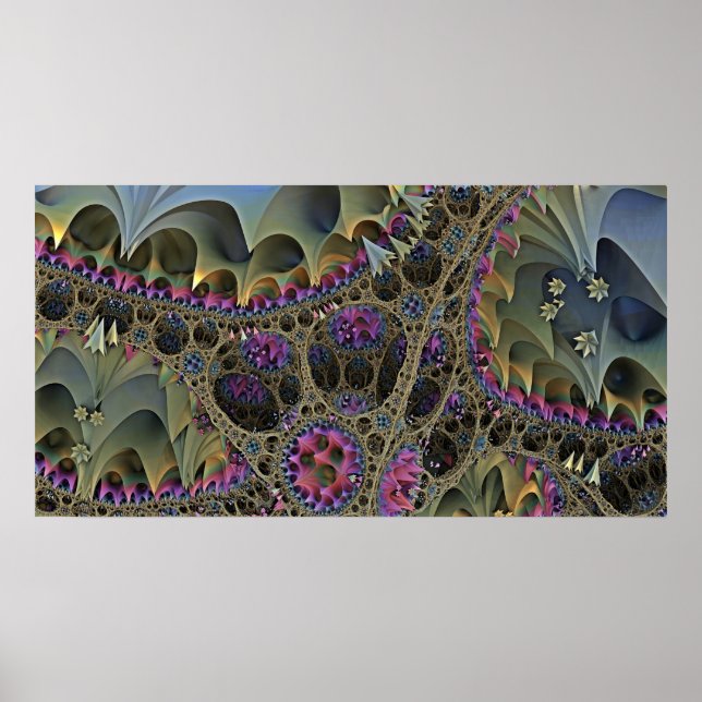 MUNDO FLORAL DE ARTE fractal (Frente)