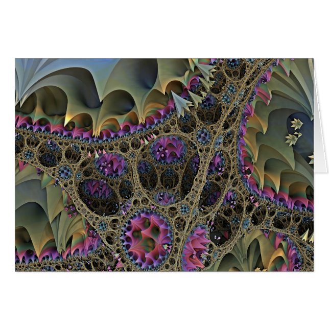 MUNDO FLORAL DE ARTE fractal (Anverso (Horizontal))