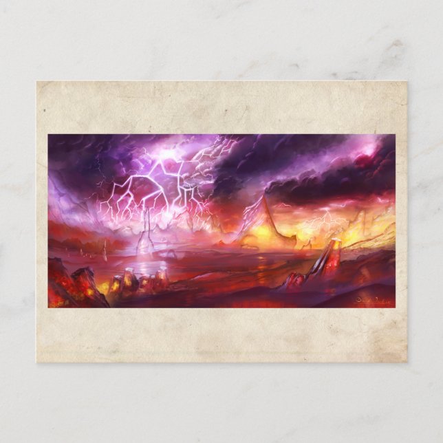 Mundo impactante - postal (Anverso)