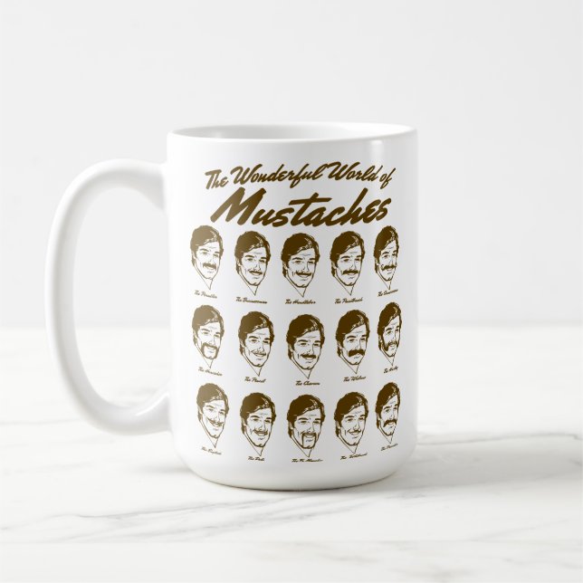 Mundo maravilloso de la taza de los bigotes (Izquierda)
