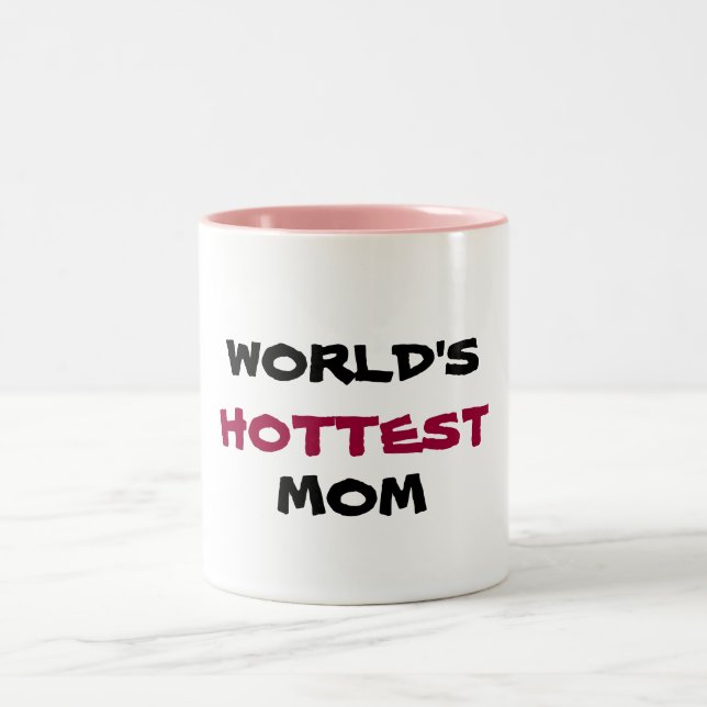 MUNDO, MÁS CALIENTE, taza de café de la MAMÁ (Centro)