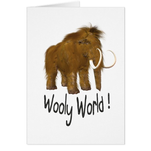 "Mundo Wooly" Mamut Wooly (Frente)