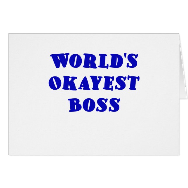 Mundos Okayest Boss (Anverso (Horizontal))