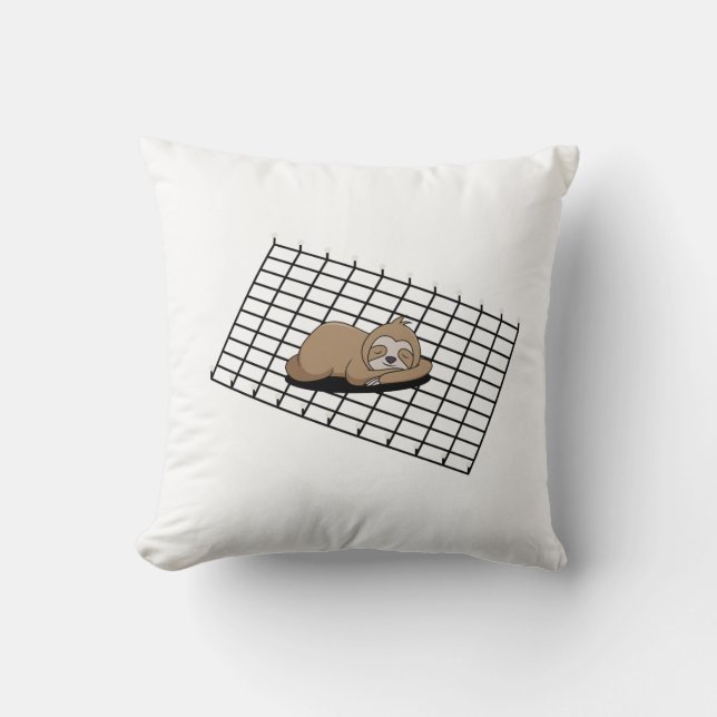 Muñeca acogedora en una almohada de red (Anverso)