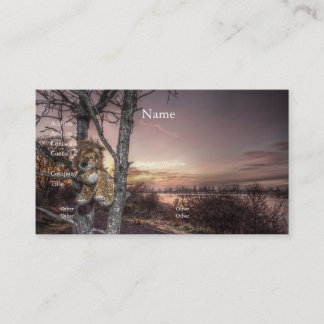 Muñeca de león en la tarjeta de presentación Dawn