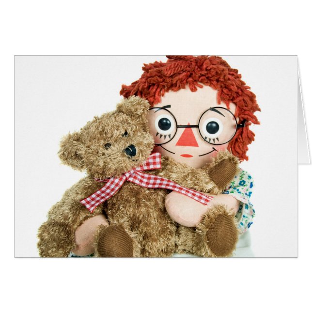 muñeca de trapo vieja y oso de peluche (Anverso (Horizontal))