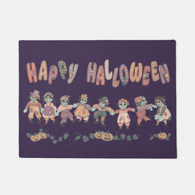 Muñeca de Trapo Zombie Felpudo (Anverso)