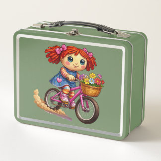 Muñeca en una Bicicleta