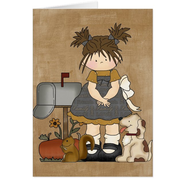 Muñeca femenina adorable del país (Frente)