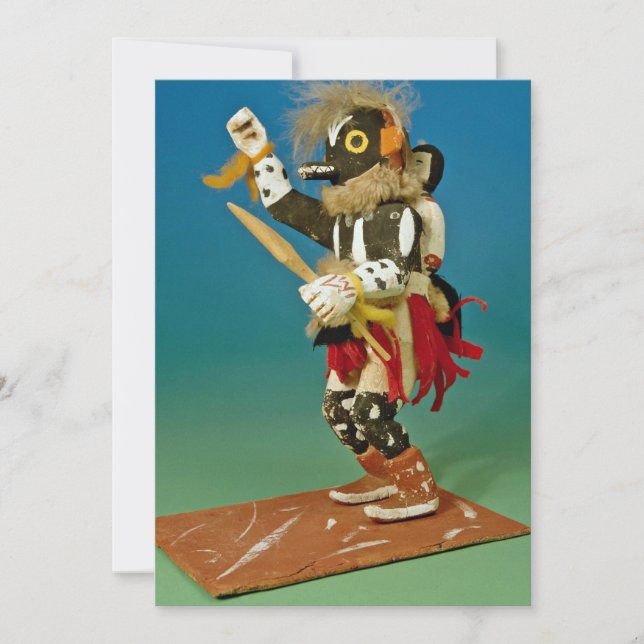 muñeca Kachina, nativo americano (Anverso)