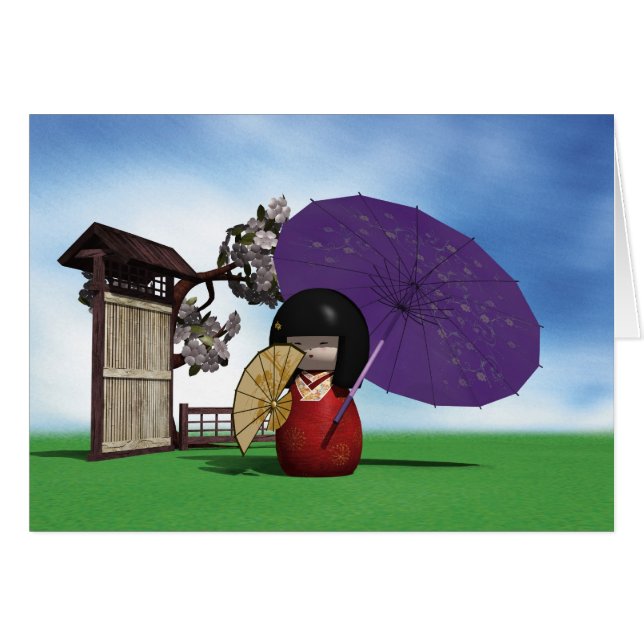 Muñeca Kokeshi (Anverso (Horizontal))