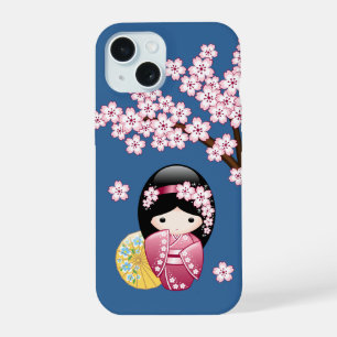 Muñeca Kokeshi de Primavera - Geisha Japonesa Ador