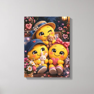 Muñeca linda con corazón brillante decoración para