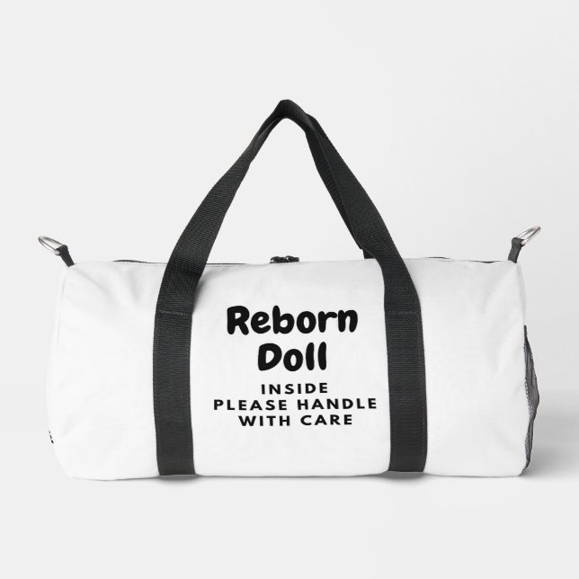 Muñeca Reborn dentro de una Bolsa Tote (Anverso)