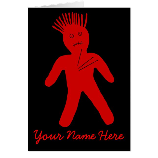 Muñeca roja vudú (Frente)